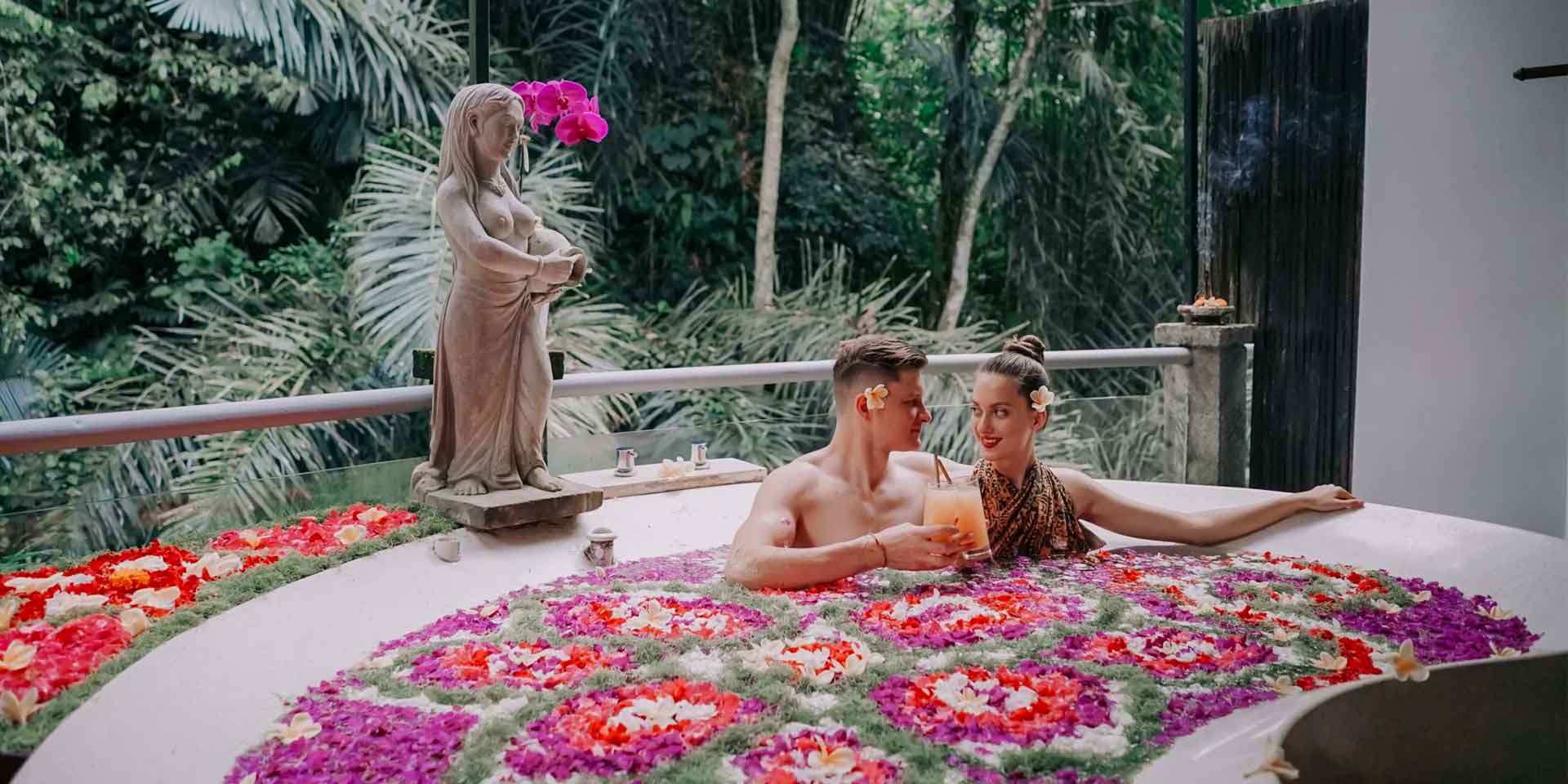 Exotic Flower Bath